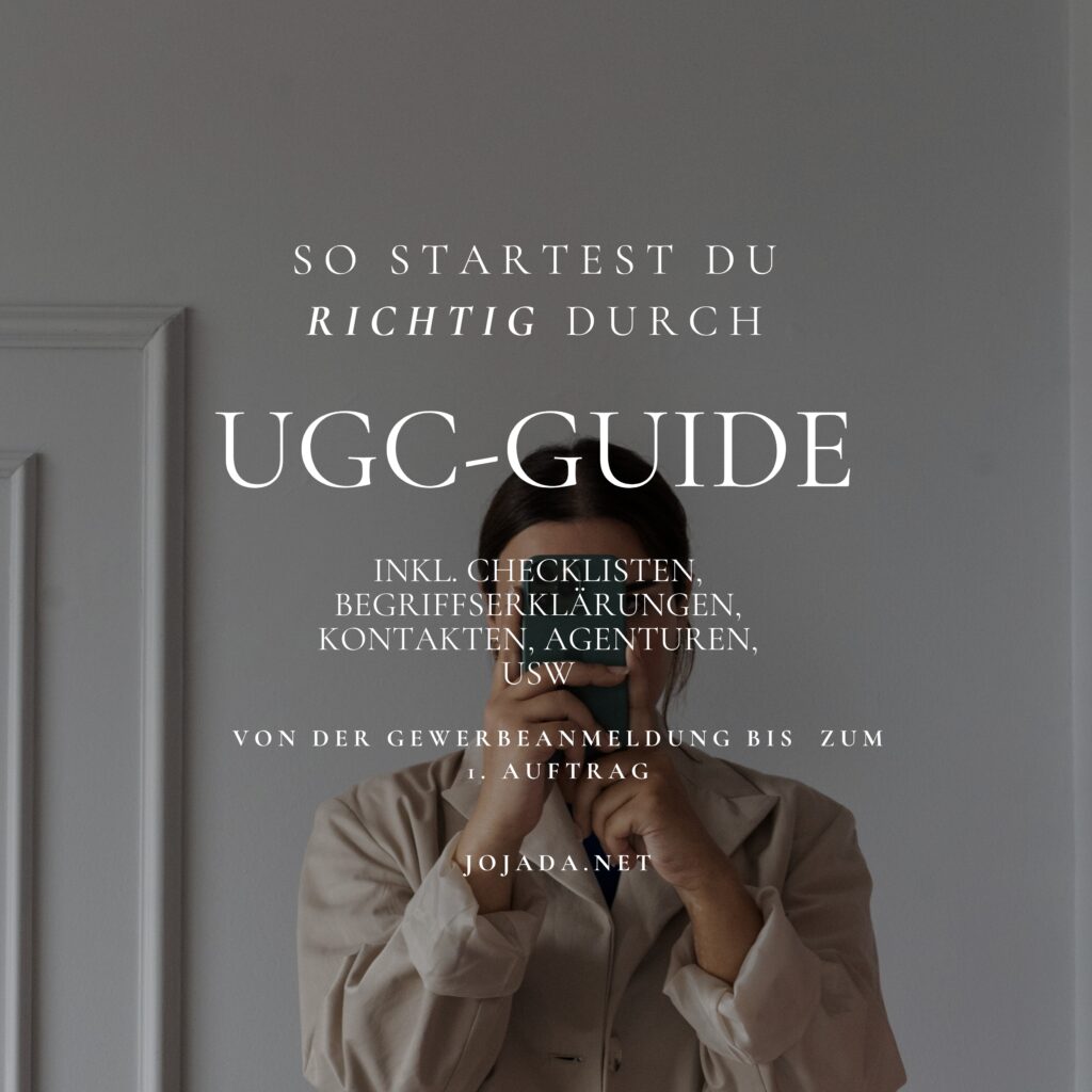 Guide - UGC Creator Schritt für Schritt Anleitung