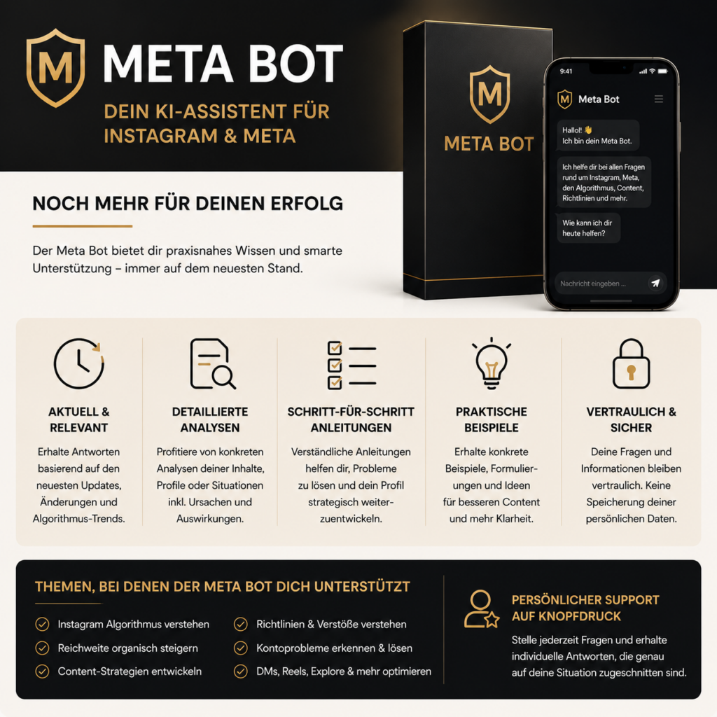 Meta Bot – Dein KI-Assistent für Instagram & Meta *Affiliate Link